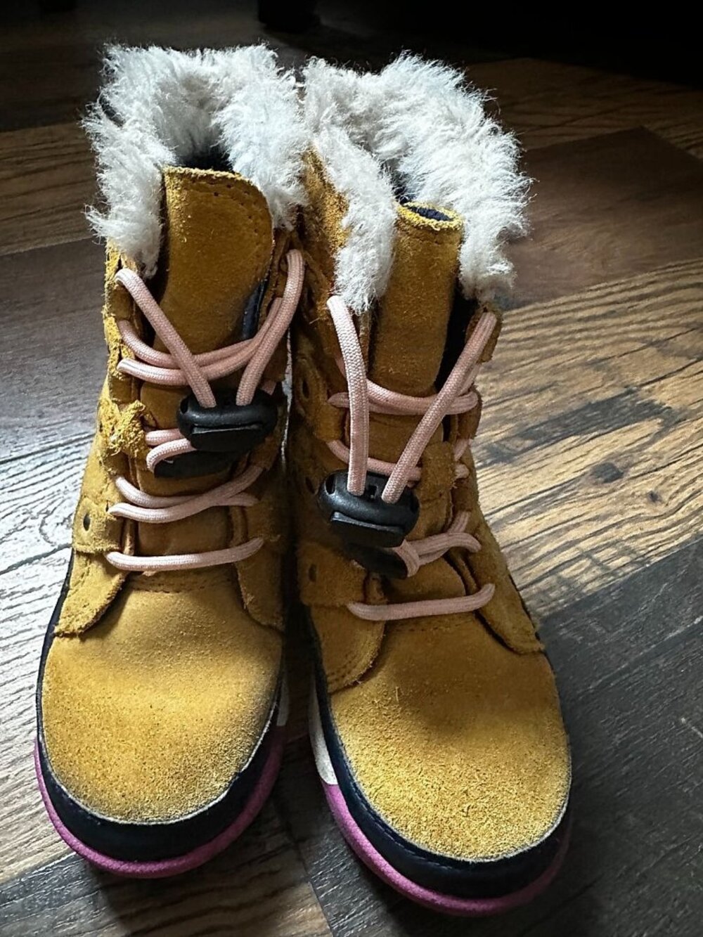 Sorel Children's Waterproof Suede Winter Boots, Size 10